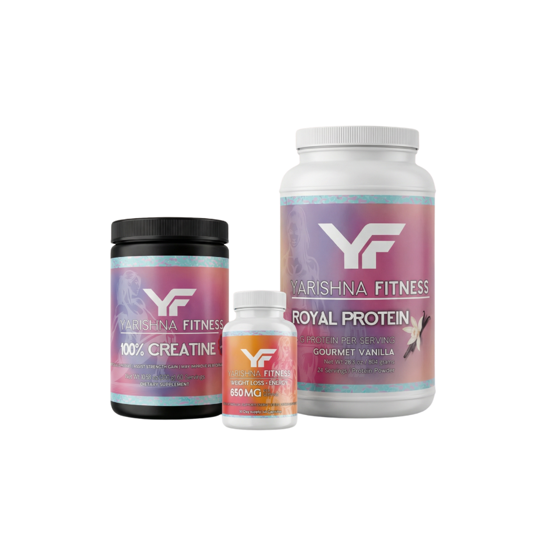 Supplement Bundle by Yarishna Fitness — Royal Protein, Creatine, and Weight Loss for women