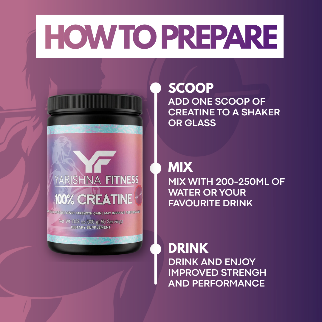 How to prepare 100% Creatine — daily mixing and usage guide
