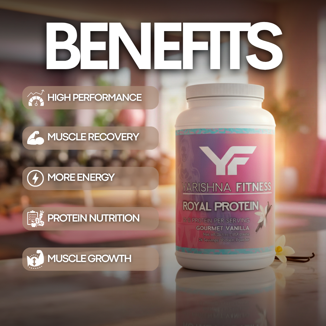 Royal Protein whey protein benefits and features overview by Yarishna Fitness