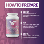 How to prepare a Royal Protein whey protein shake step by step