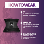 How to wear the Yarishna Fitness waist trainer during workouts