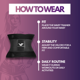 How to wear the Yarishna Fitness waist trainer during workouts