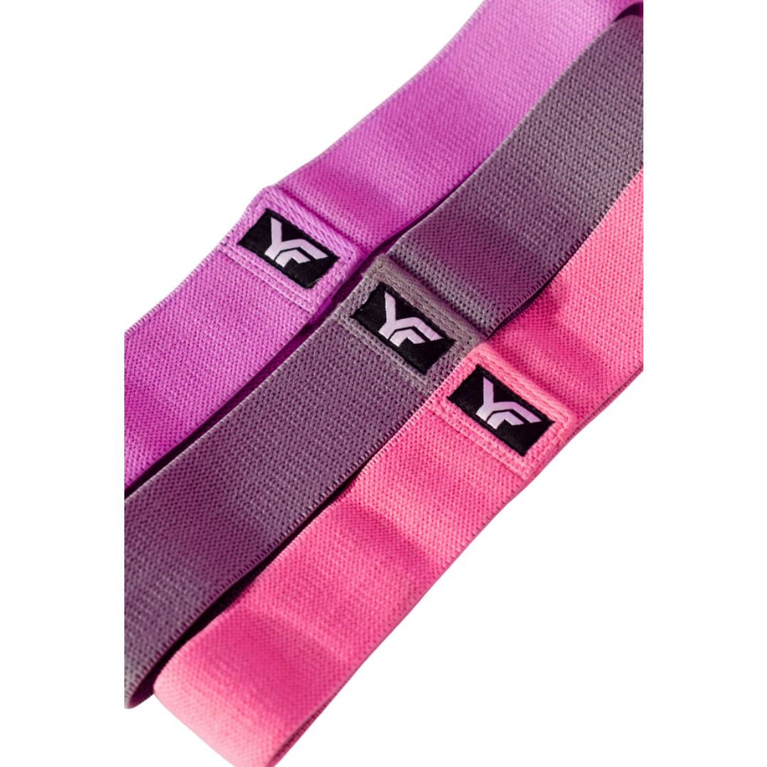 Resistance bands for women's glute and leg training by Yarishna Fitness