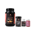 Supplement Bundle: 100% Whey Protein, Creatine, Weight Management + Energy and Collagen & Biotin Gummies