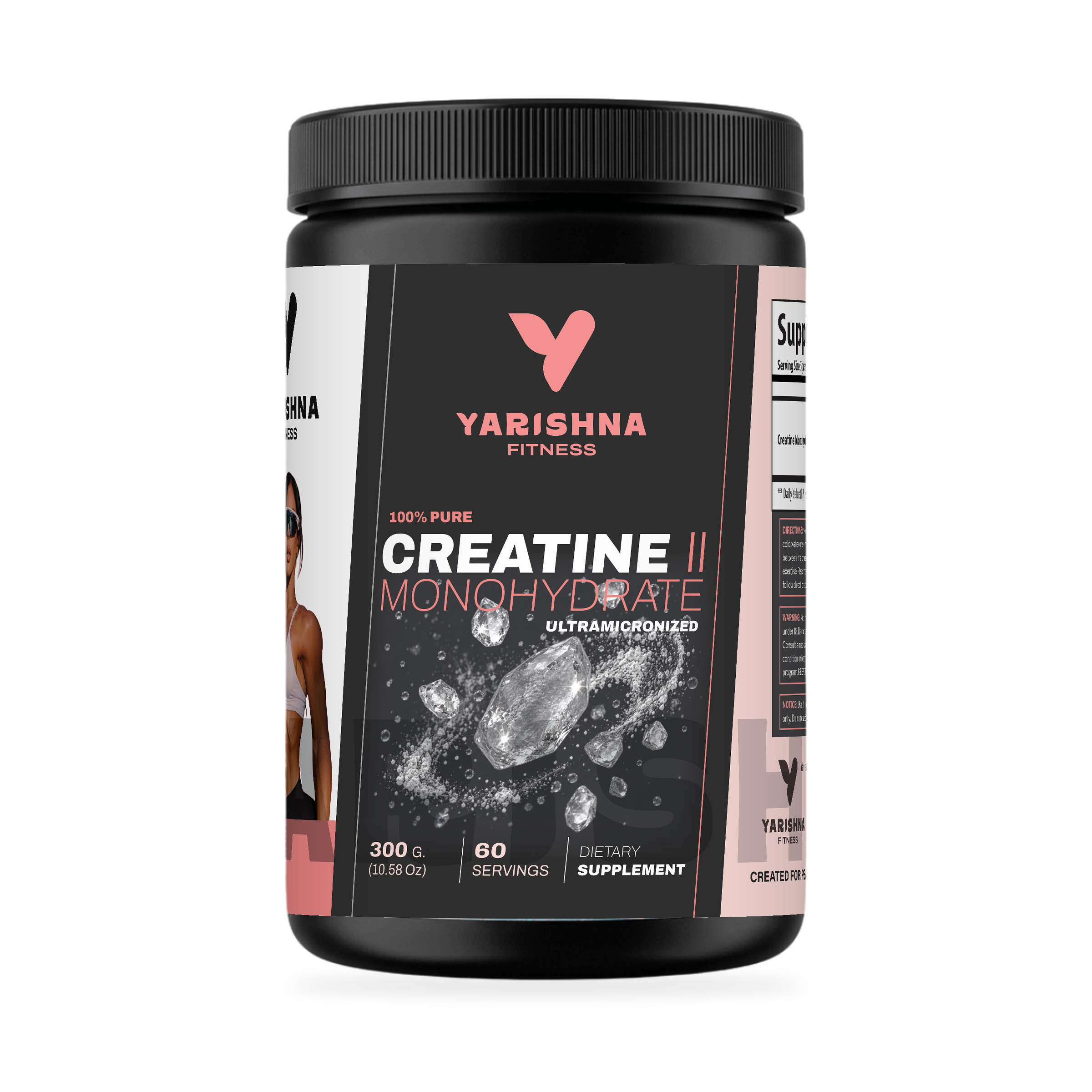 Yarishna Fitness 100% Pure Creatine Monohydrate, 300 g, 60 servings