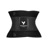 Yarishna Waist Trainer for workouts, black, front view