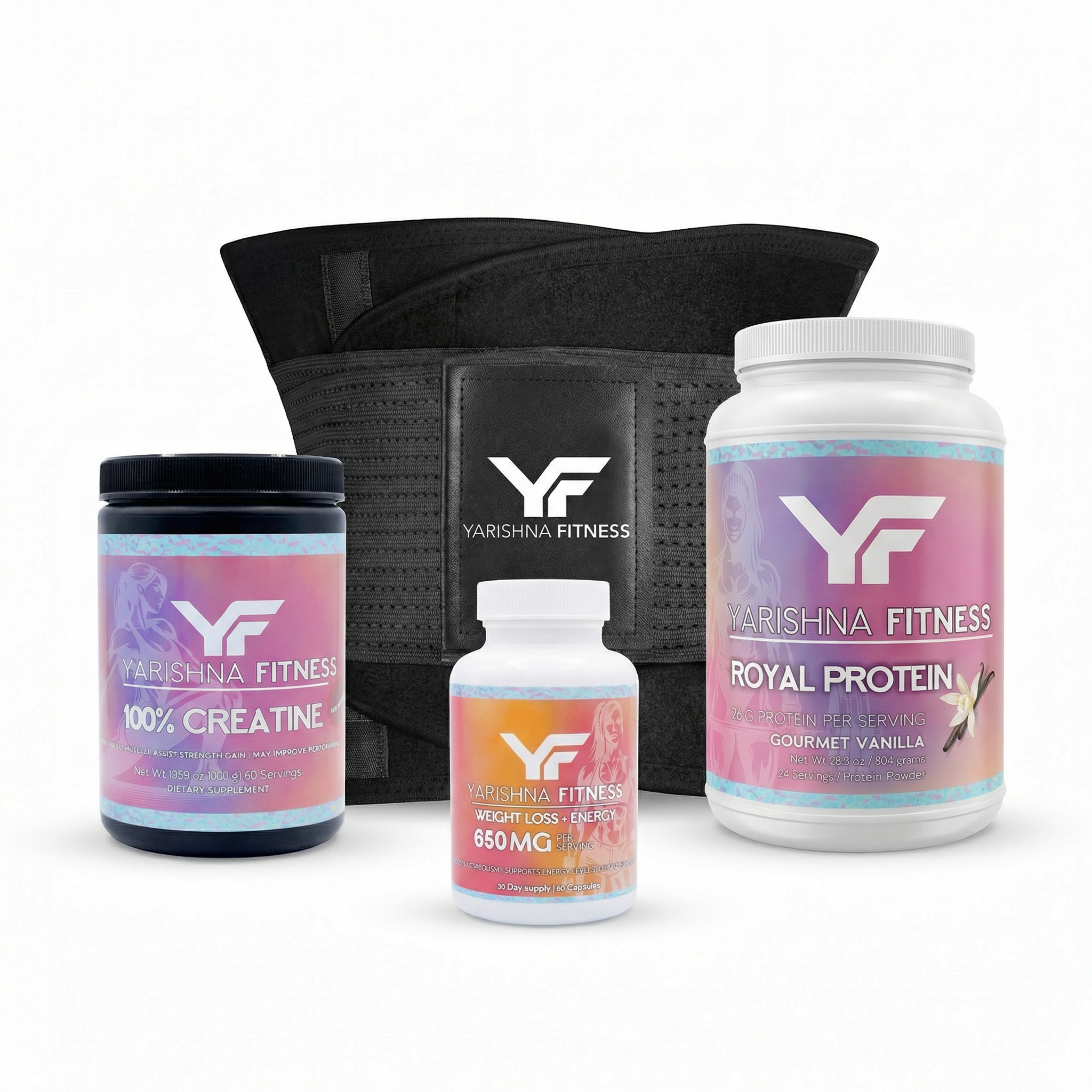 Total Transformation Bundle by Yarishna Fitness — Protein, Creatine, Weight Loss and Waist Trainer for women