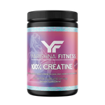 100% Creatine pure creatine powder bottle by Yarishna Fitness for women's strength and recovery